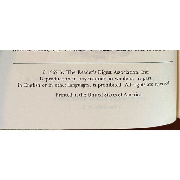 Readers Digest Our Human Body Its Wonders and Its Care Hardcover with Sleeve 60s - Picture 7 of 9